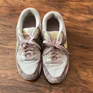 Used Nike Air Pink and Brown Sneaker 2007